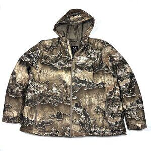 Realtree Excape Camo Insulted Hooded Puffer Jacket Parka Hunting Gear Mens 2XL